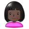 Woman - Black emoji on Samsung